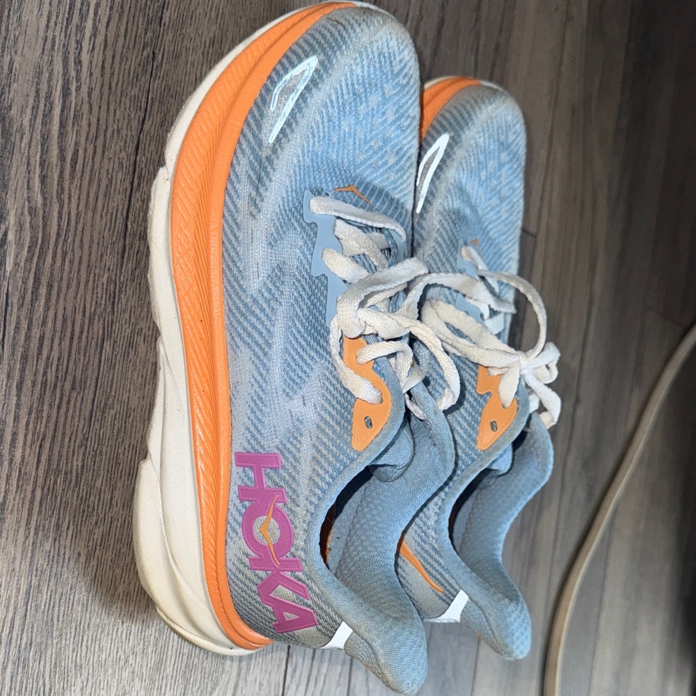 Hoka Sneakers - Blue and Orange